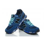 Chaussure New Balance 574 Basse en Bleu Pour Homme